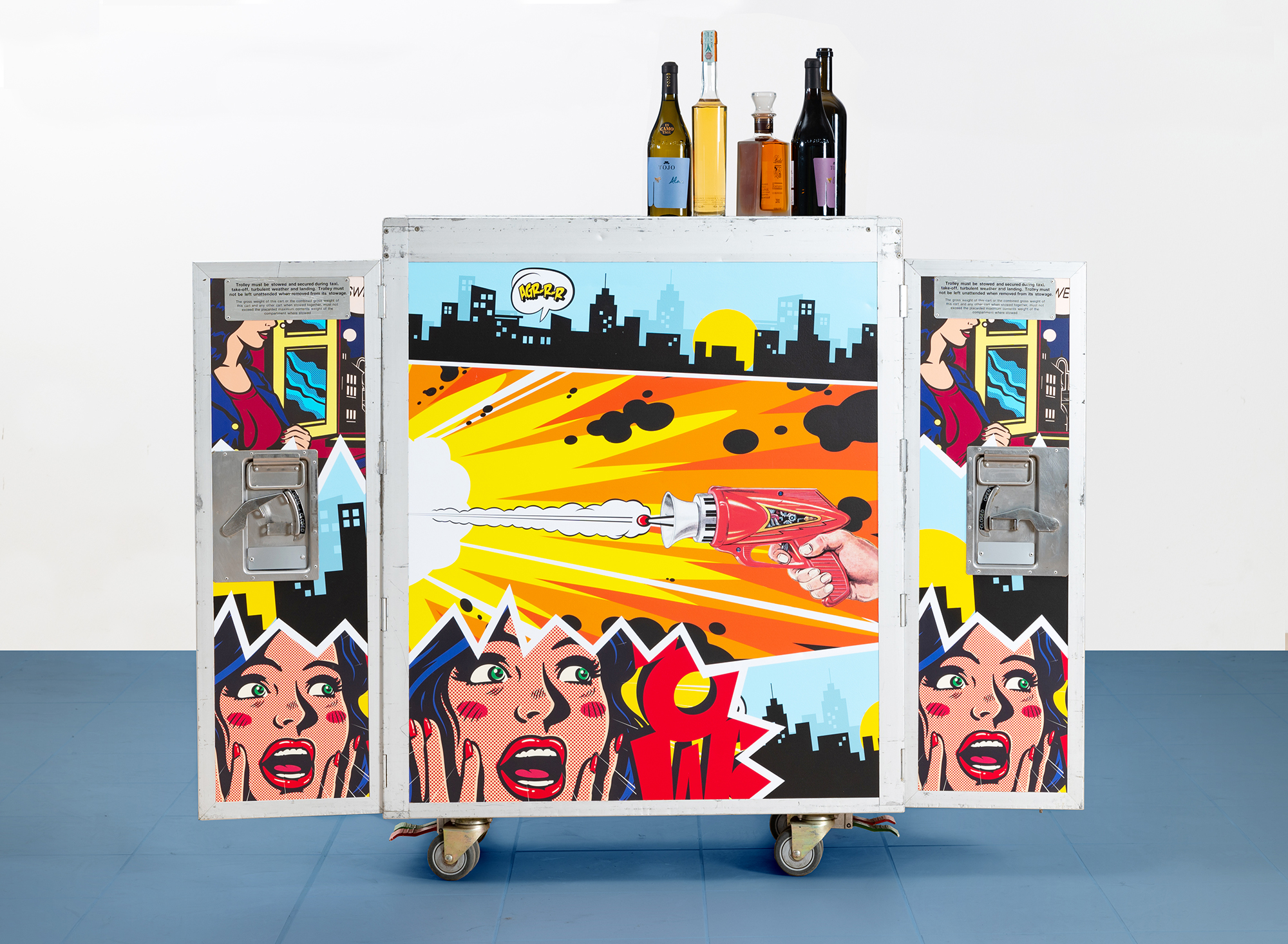 Carrello aero pop art