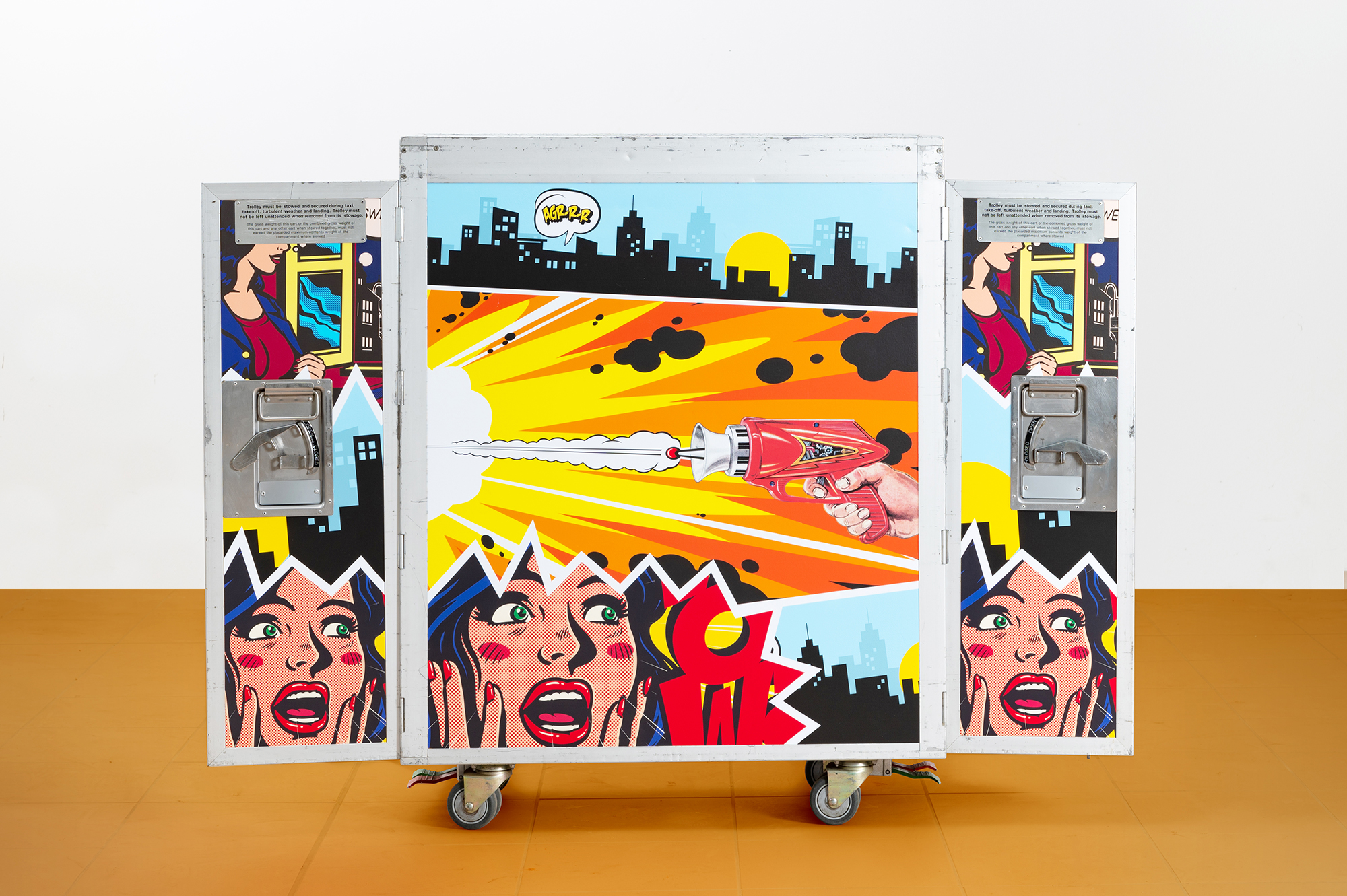 Carrello aero pop art