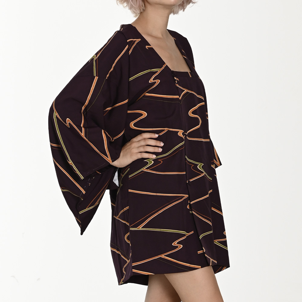 Michiyuki kimono vintage originale
