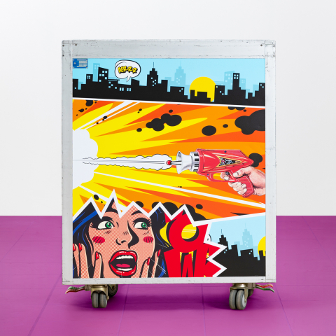 Carrello aero pop art